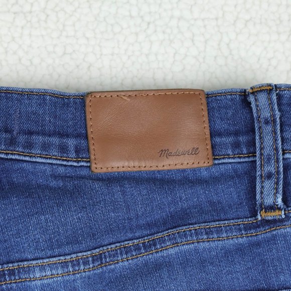 Madewell Jeans Womens 37 Blue High Rise Skinny Medium Wash Button Fly Stretchy - Picture 6 of 13